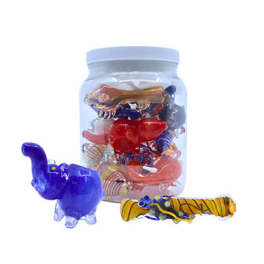 https://dnfbqhh6e48qy.cloudfront.net/public/wisemen-wholesale/products/SMALL-MIXED-ANIMALS-DESIGN-GLASS-HANDPIPE-JAR-OF-12026-02-06 12:22:104g4tf.jpg